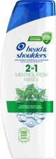 Head&shoulders Ментоловый свежий шампунь 2 в 1, 400 мл