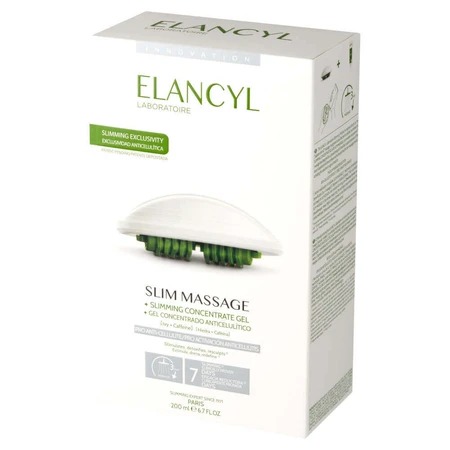 Elancyl Slim Massage, ручний масажер + концентрований гель для схуднення для душу, 200 мл: ціни та характеристики