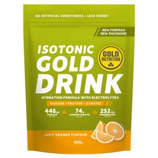 Порошок для изотонического напитка со вкусом апельсина Gold Drink, 500 г, Gold Nutrition
