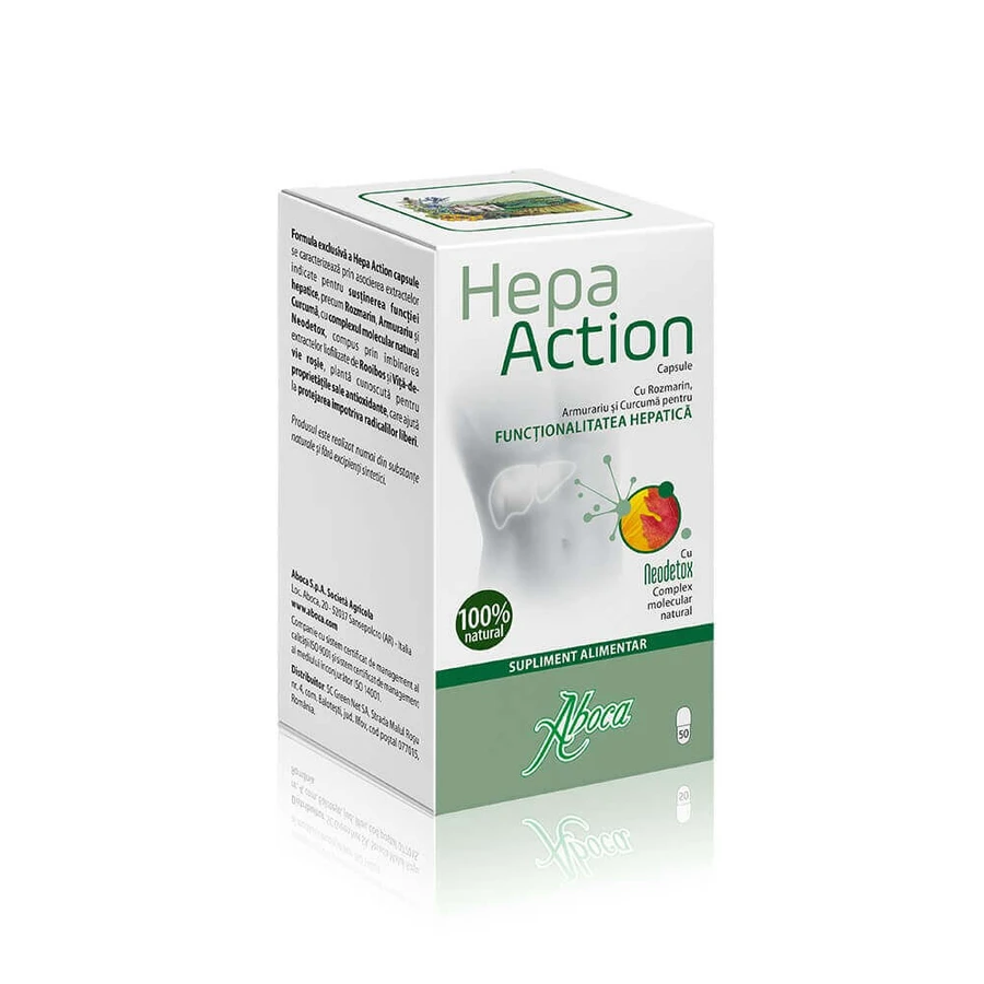 Hepa Action, 50 капсул, Aboca: цены и характеристики