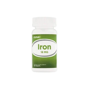 Gnc Iron 18 Mg, залізо, 100 Tb