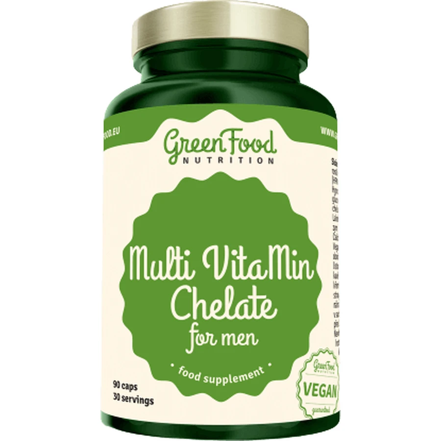 GreenFood Харчування GreenFood Multi VitaMin Хелат для чоловіків 90 капсул: ціни та характеристики