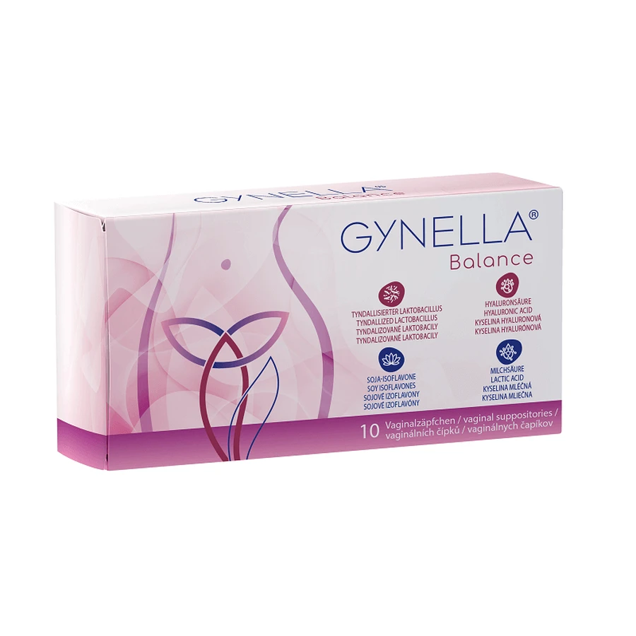 Вагинальные суппозитории Gynella Balance, 10 штук, Heaton: цены и характеристики