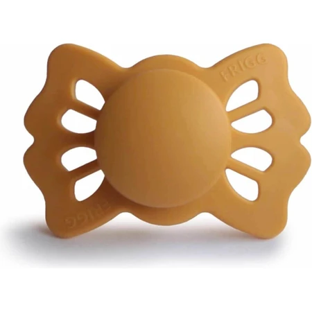 FRIGG Lucky симметричная силиконовая соска Honey Gold, 0-6м 1×1шт, силиконовая соска: цены и характеристики