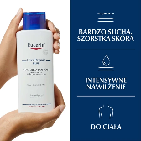 Eucerin UreaRepair Plus, лосьон для тела с 10% мочевины для очень сухой и грубой кожи, 250 мл: цены и характеристики