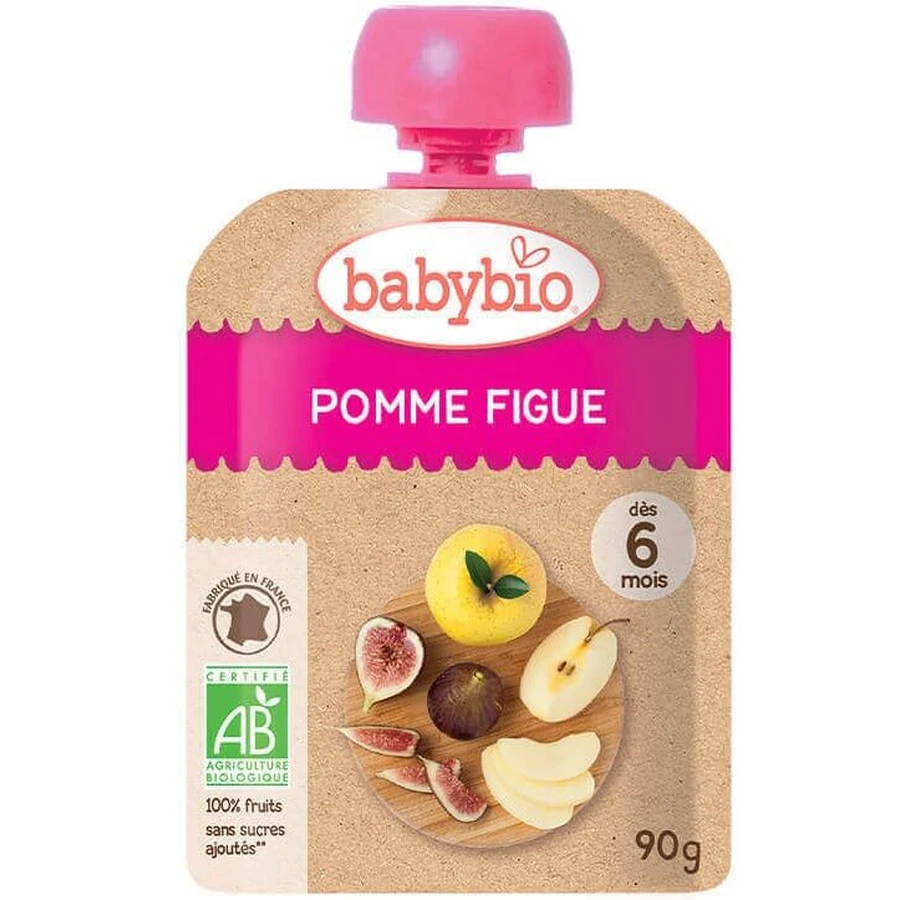 Органическое пюре Babybio из яблок и инжира, 90 г: цены и характеристики