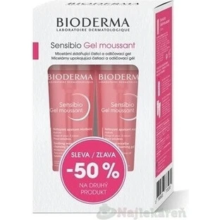 BIODERMA Sensibio Gel 200 мл 1+1 Festival 2×200 мл, гель для вмивання