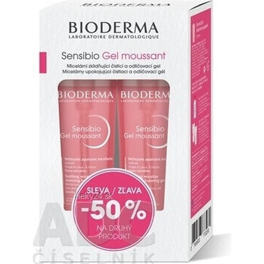 BIODERMA Sensibio Gel 200 мл 1+1 Festival 2×200 мл, гель для вмивання: ціни та характеристики