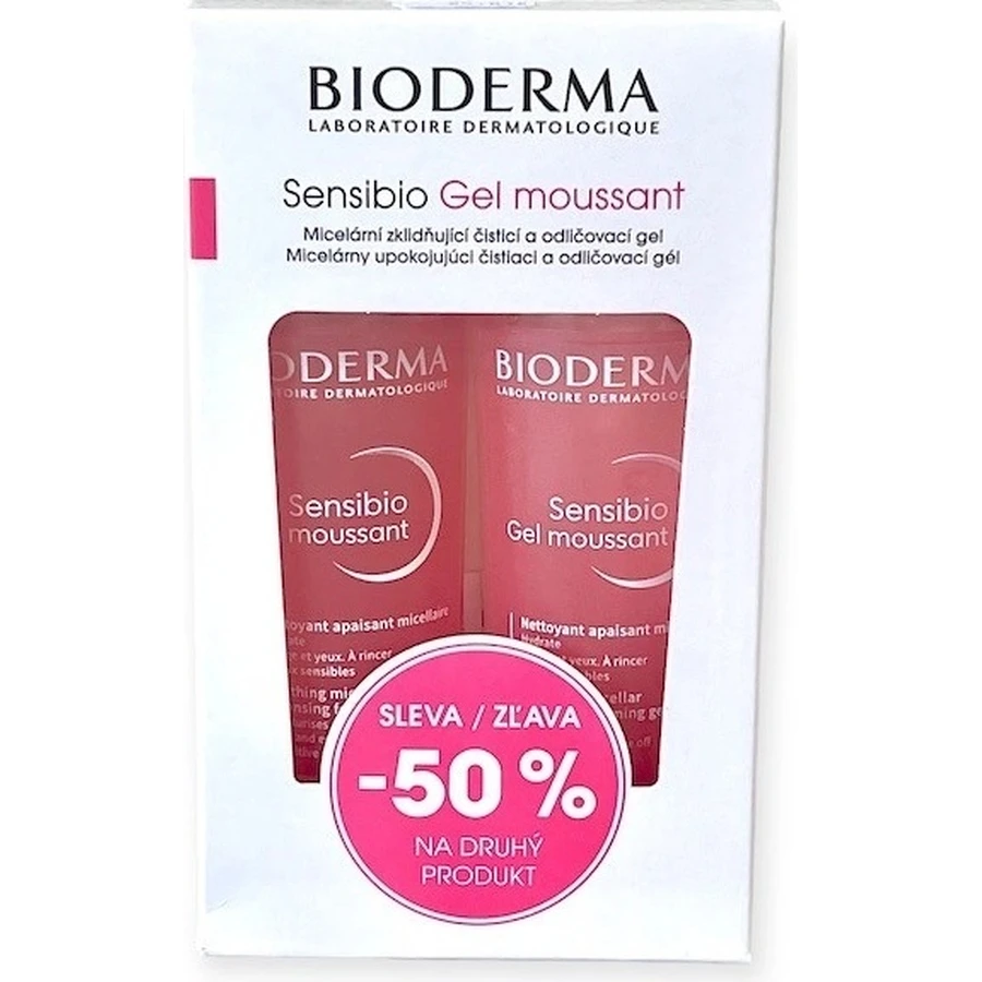 BIODERMA Sensibio Gel 200 мл 1+1 Festival 2×200 мл, гель для вмивання: ціни та характеристики