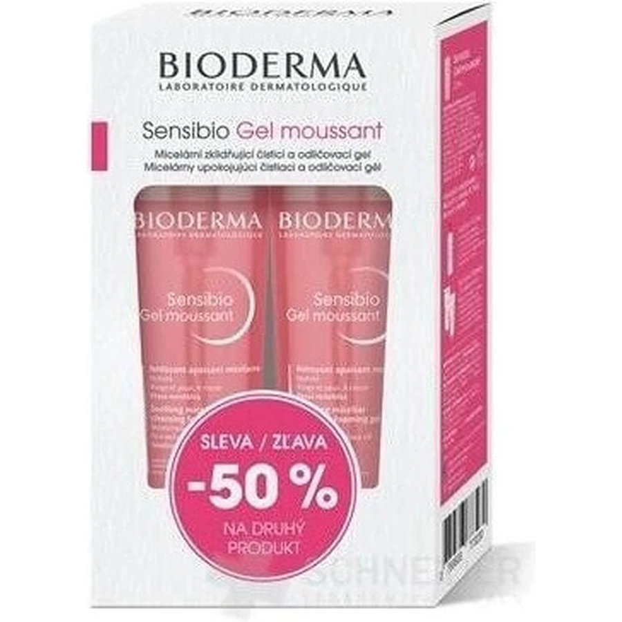 BIODERMA Sensibio Gel 200 мл 1+1 Festival 2×200 мл, гель для вмивання: ціни та характеристики