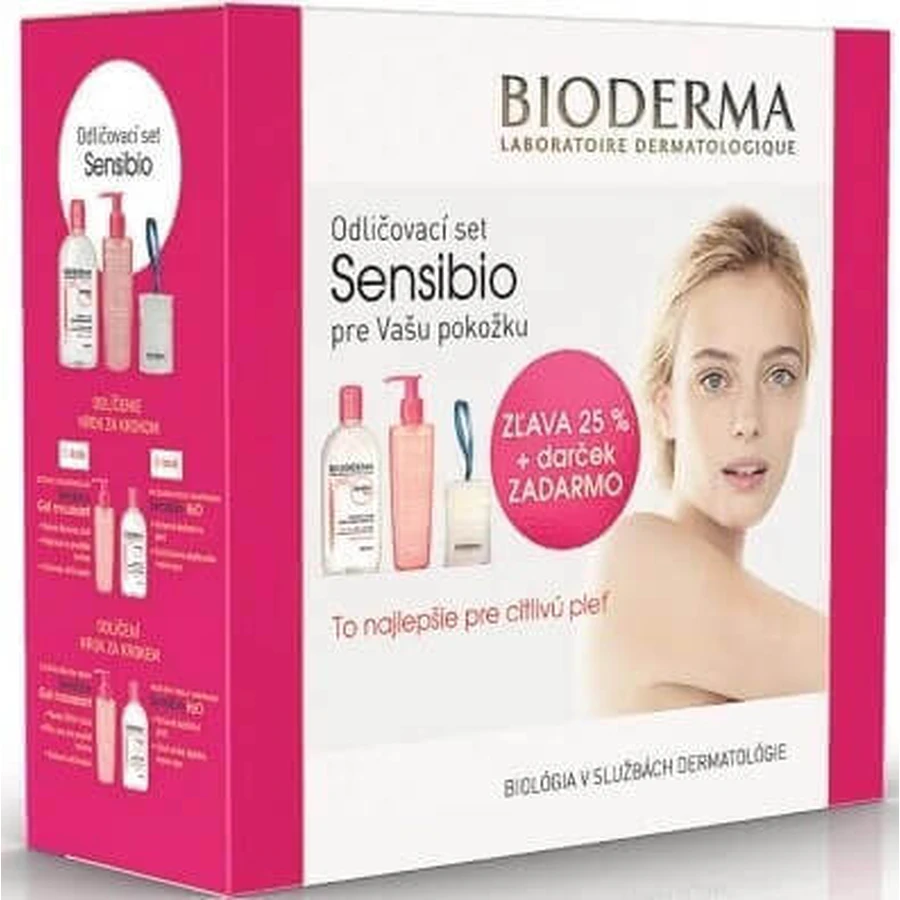 BIODERMA Sensibio Gel 200 мл 1+1 Festival 2×200 мл, гель для вмивання: ціни та характеристики