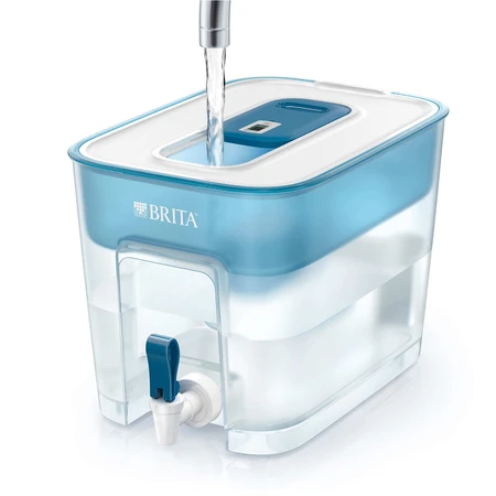 Brita Flow, фільтр-дозатор 8,2 л з краном для води, синій + фільтр Maxtra Pro Pure Performance, 1 шт.: ціни та характеристики