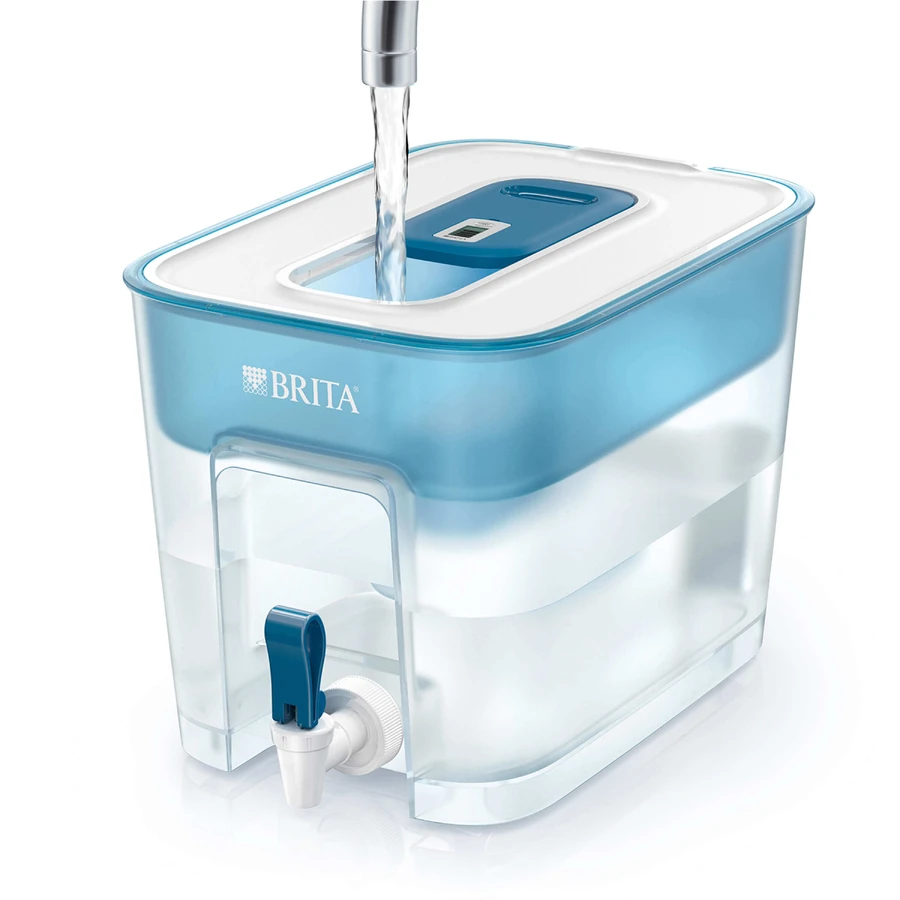 Brita Flow, фільтр-дозатор 8,2 л з краном для води, синій + фільтр Maxtra Pro Pure Performance, 1 шт.: ціни та характеристики