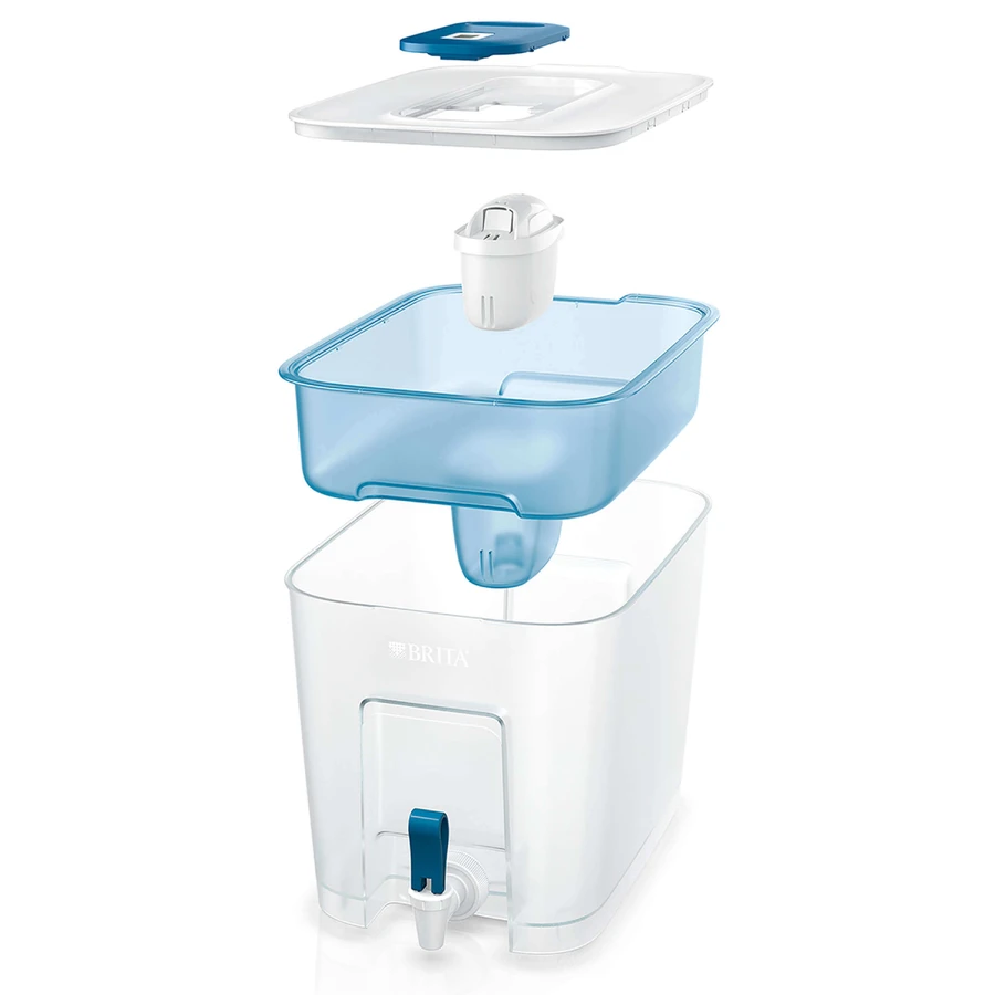 Brita Flow, фільтр-дозатор 8,2 л з краном для води, синій + фільтр Maxtra Pro Pure Performance, 1 шт.: ціни та характеристики