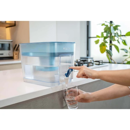 Brita Flow, фільтр-дозатор 8,2 л з краном для води, синій + фільтр Maxtra Pro Pure Performance, 1 шт.: ціни та характеристики