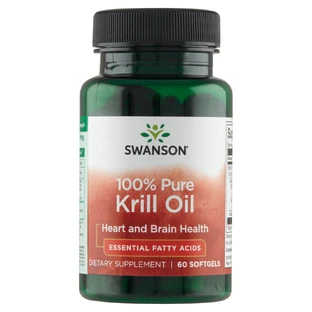 Swanson 100% Pure Krill Oil, масло антарктического криля, 60 эл. капсул