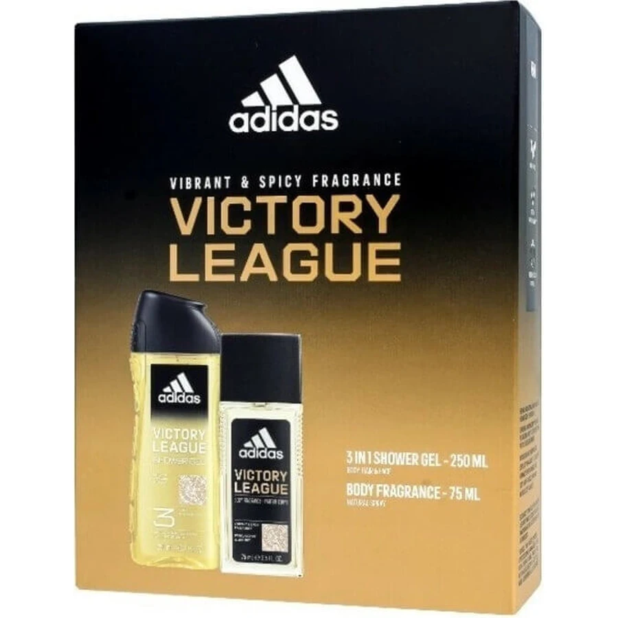 Картридж Adidas MEN Victory League (dns+sg) 1×1 шт, подарочная коробка: цены и характеристики