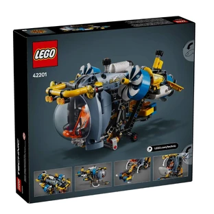 Глубоководная исследовательская подводная лодка Technic, 9 лет+, 42201, Lego
