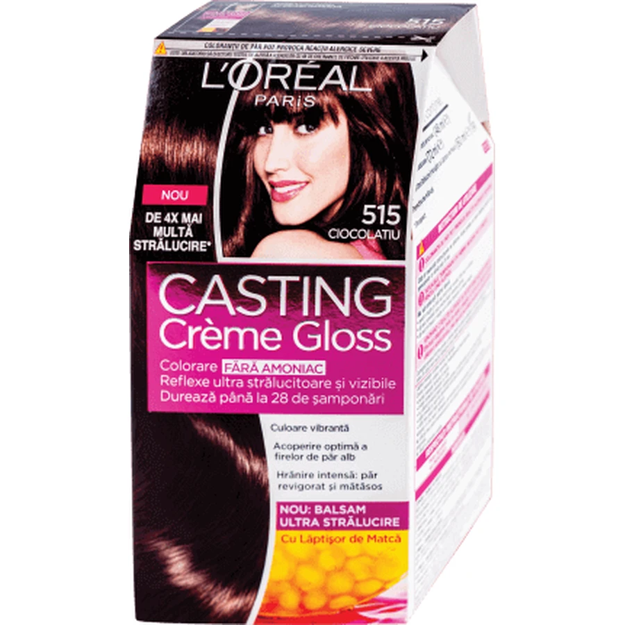 Loreal Paris CASTING CREME GLOSS CASTING CREME GLOSS Колір pr 515 шоколад, 1 шт.: ціни та характеристики