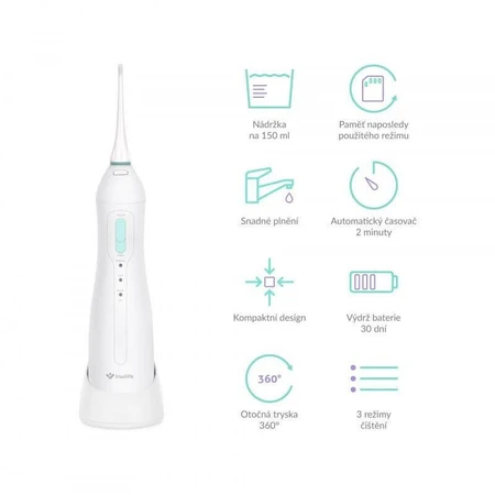 Компактний душ для порожнини рота TrueLife AquaFloss: ціни та характеристики