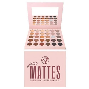 Палітра 30 матових рум'ян, W7, Just Mattes, веганські, 27 г