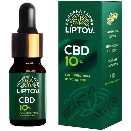 HEMP FARMA LIPTOV CBD ОЛІЯ 10% 10ML 1×10 мл: ціни та характеристики