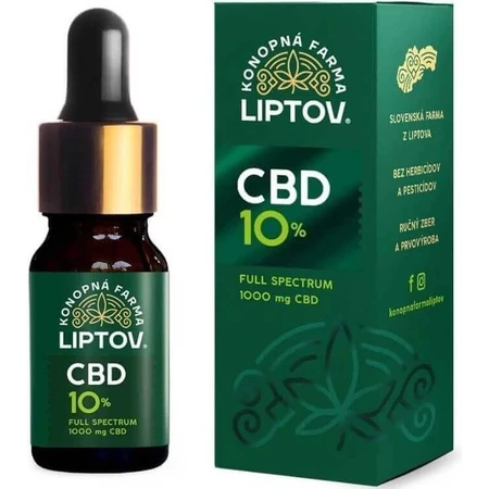 HEMP FARMA LIPTOV CBD ОЛІЯ 10% 10ML 1×10 мл: ціни та характеристики