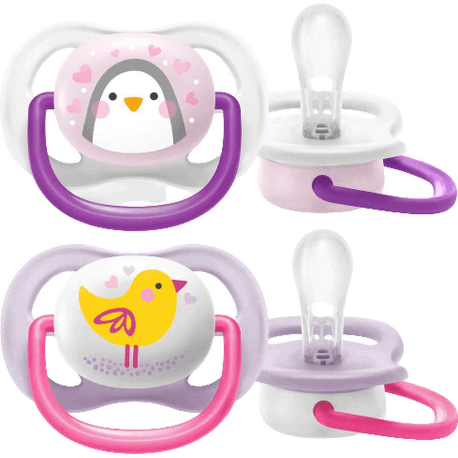 Philips Avent Ultra air пустышка для животных 0-6м диева 2 шт: цены и характеристики