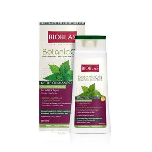 Шампунь для волосся Botanics Олії кропиви, 360 мл, Bioblas