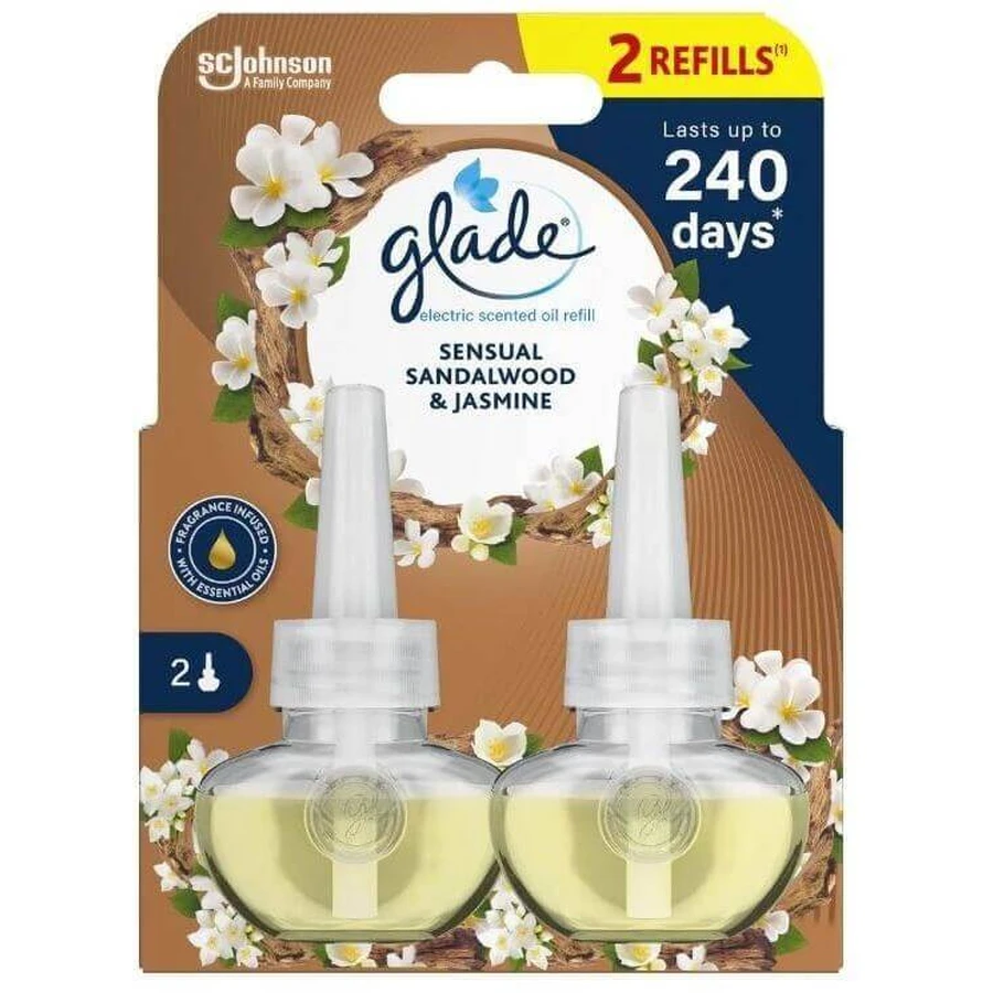 Освіжувач повітря Glade Electric Sandalwood поповнення 2 x 20 мл: ціни та характеристики
