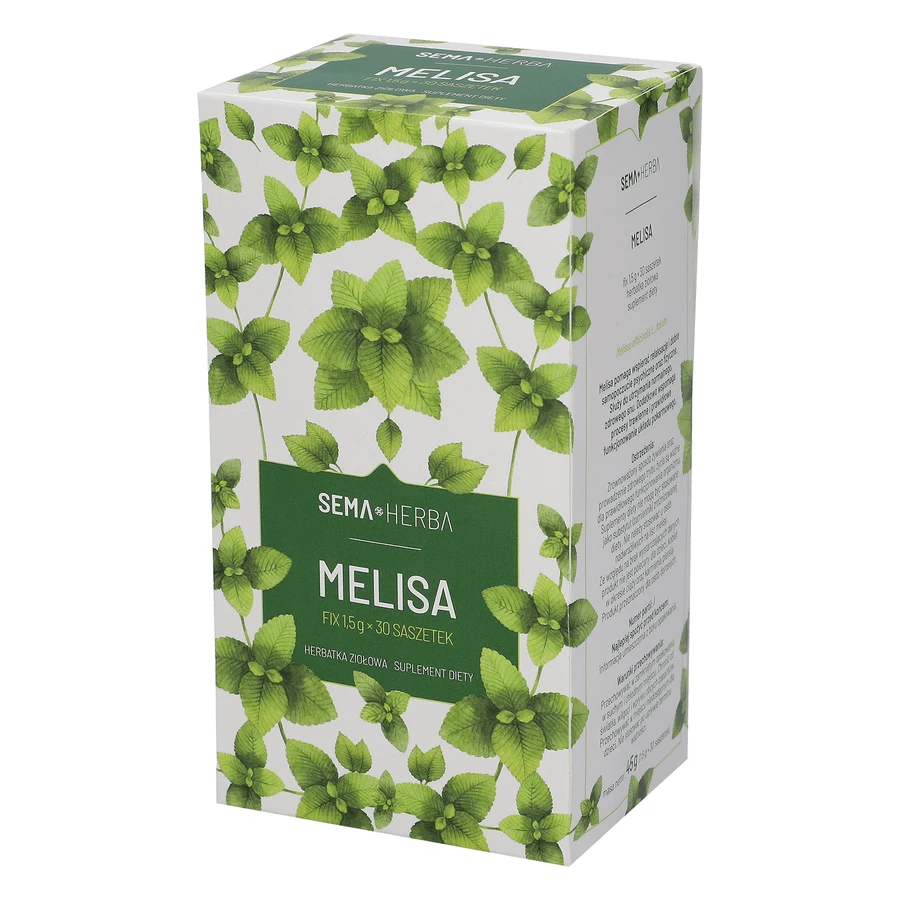 SEMA Herba Melissa Fix, 1,5 г х 30 пакетиків: ціни та характеристики
