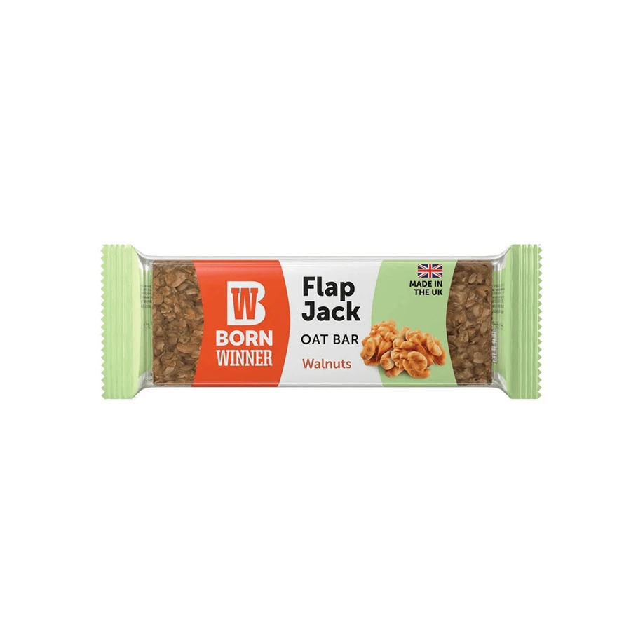 Flap Jack Горіхові пластівці з вівсяними пластівцями, 90 г, "Народжений Переможець: ціни та характеристики
