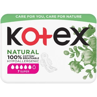 Kotex® Natural Super 7 шт