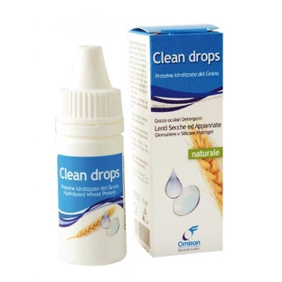 Глазные капли с пшеничным протеином, Clean Drops, 15 мл, Omisan Farmaceutici