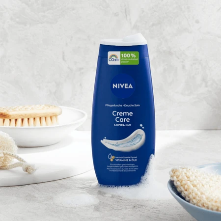 Nivea Лосьйон для душу "Турботлива мить", крем-догляд, 250 мл + Лосьйон для шкіри, розгладжуючий, 250 мл: ціни та характеристики