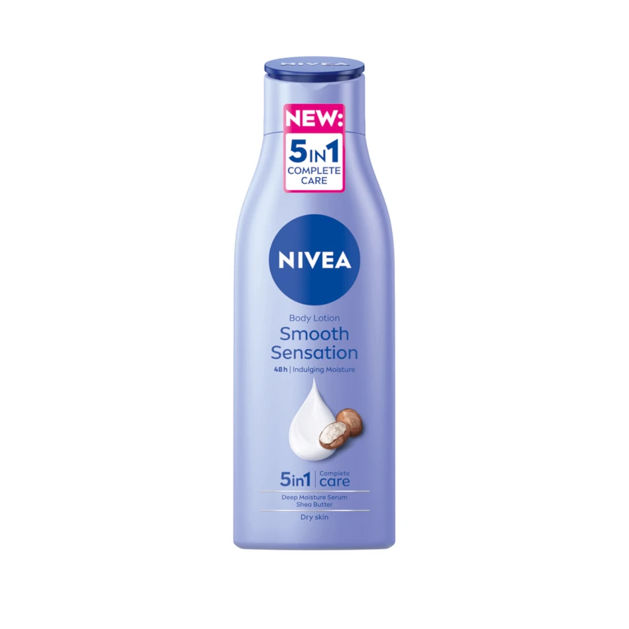 Nivea Лосьйон для душу "Турботлива мить", крем-догляд, 250 мл + Лосьйон для шкіри, розгладжуючий, 250 мл: ціни та характеристики