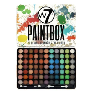 Палітра тіней для повік W7 Paintbox Палітра тіней для повік Paintbox 77 кольорів