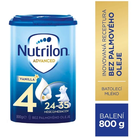 Nutrilon 4 Покращене молочко для дітей з ваніллю 6 x 800 г: ціни та характеристики