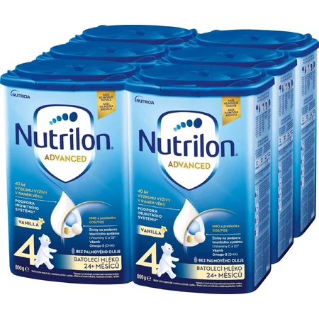 Nutrilon 4 Покращене молочко для дітей з ваніллю 6 x 800 г: ціни та характеристики