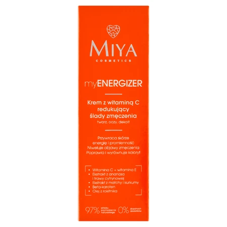 Miya myENERGIZER, крем з вітаміном С для зменшення тьмяності, 40 мл: ціни та характеристики