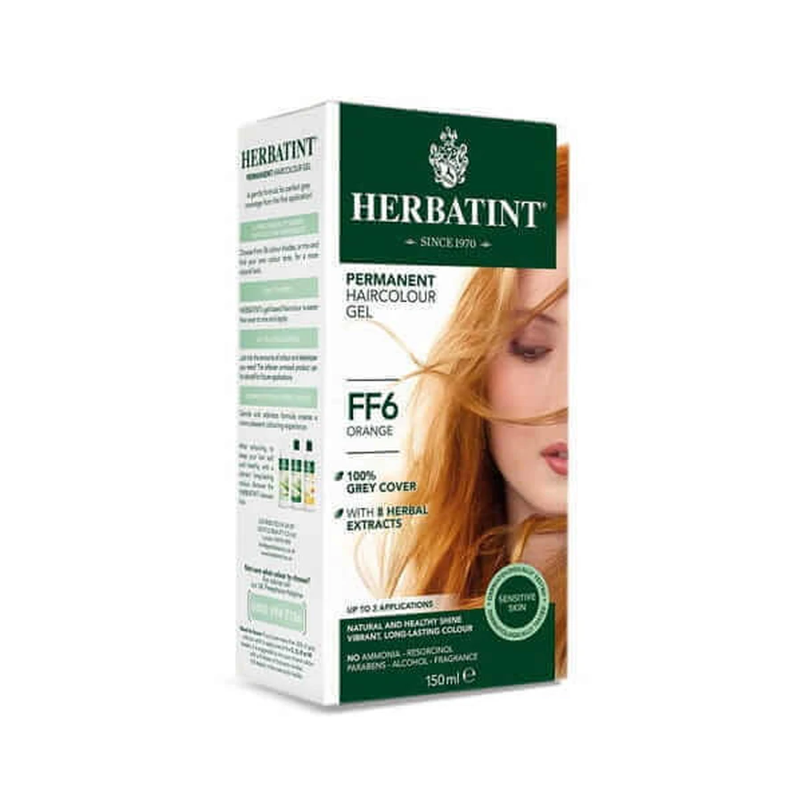 Herbatint, перманентный восковой краситель, оранжевый - FF6: цены и характеристики