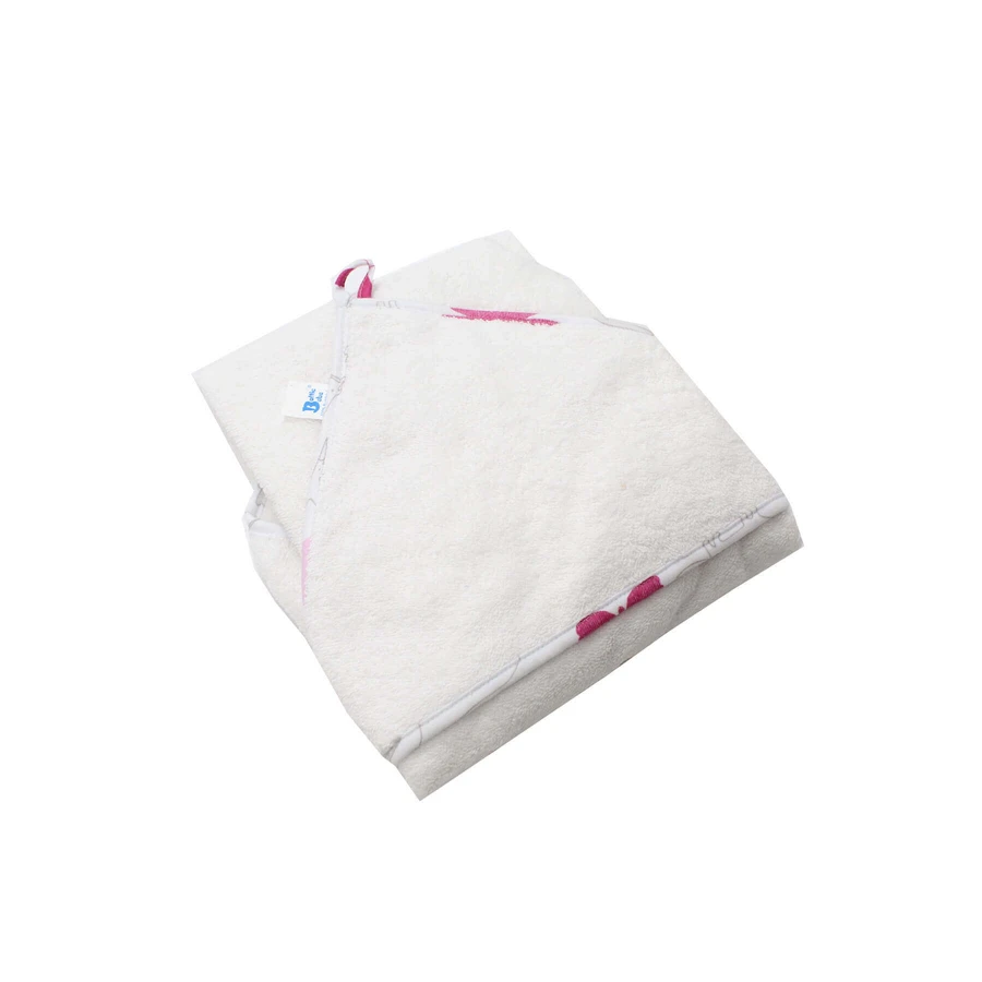 Хлопковое полотенце с капишоном, белое, 0-2 года, 80х90 см, Baltic Bebe: цены и характеристики
