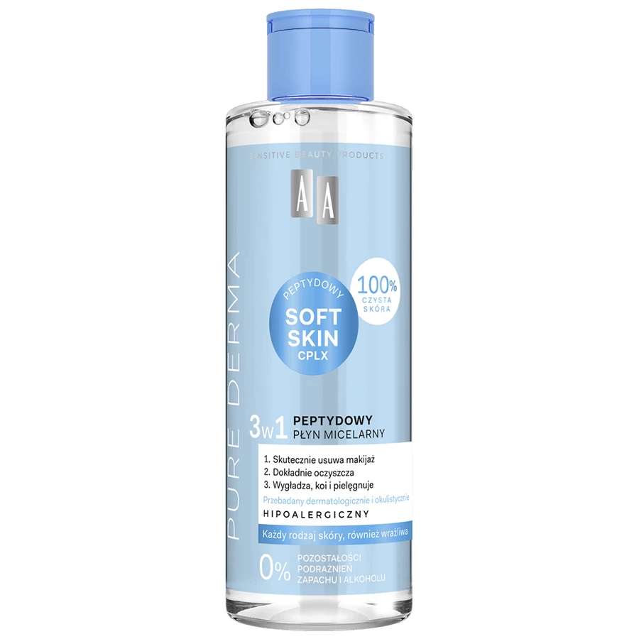 AA Pure Derma, пептидний міцелярний лосьйон 3в1, 200 мл: ціни та характеристики