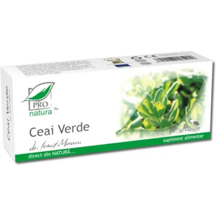 Зеленый чай, 30 капсул, Pro Natura