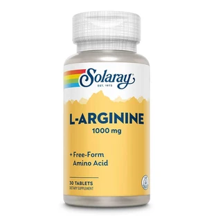 L-аргинин 1000 мг Solaray L-Arginine, 30 таблеток