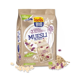 Мусли Эко с семечками и изюмом без сахара, 375 г, Isola Bio
