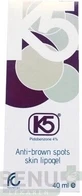 К5 Ліпогель 1×40 мл, препарат для депігментації коричневих плям