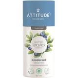 Attitude Super leaves Натуральный твердый дезодорант без отдушки 85 г
