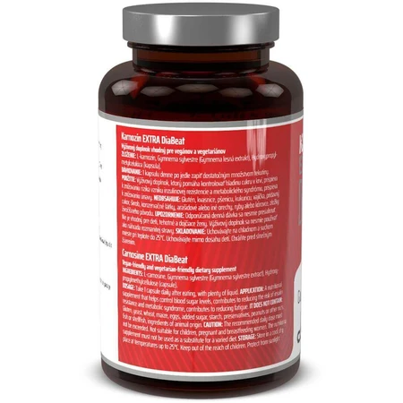 CarnoMed Carnosine Extra DiaBeat 90 капсул: цены и характеристики