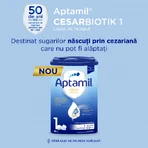 Суха молочна суміш Aptamil CesarBiotik 1, 0-6 місяців, 800 г: ціни та характеристики